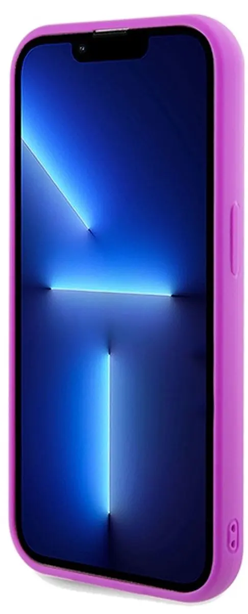 Guess Disco Metal Script iPhone 14 Pro Max Hoesje - Fuchsia - afbeelding 4 van 6