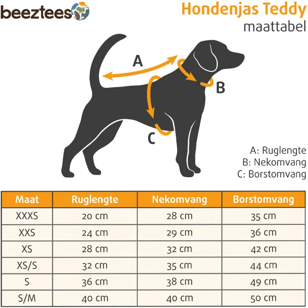 Beeztees Teddy Hondenjas - Taupe M