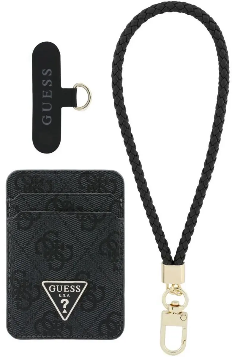 Guess Portemonnee + Handriem MagSafe iPhone 13/14/15