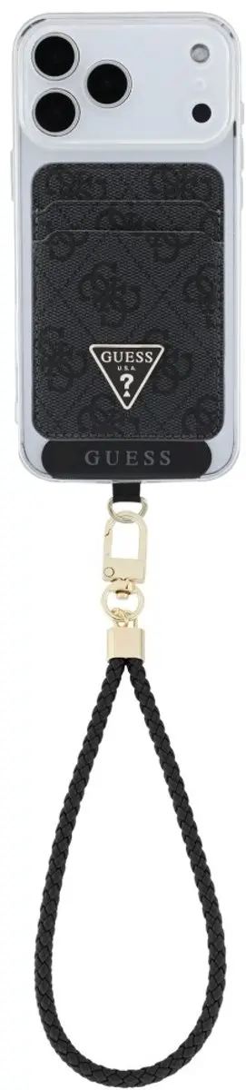 Guess Portemonnee + Handriem MagSafe iPhone 13/14/15 - Zwart - afbeelding 5 van 6