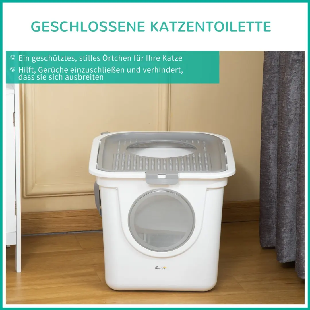 Pawhut D31-049 Kattenbak met schep