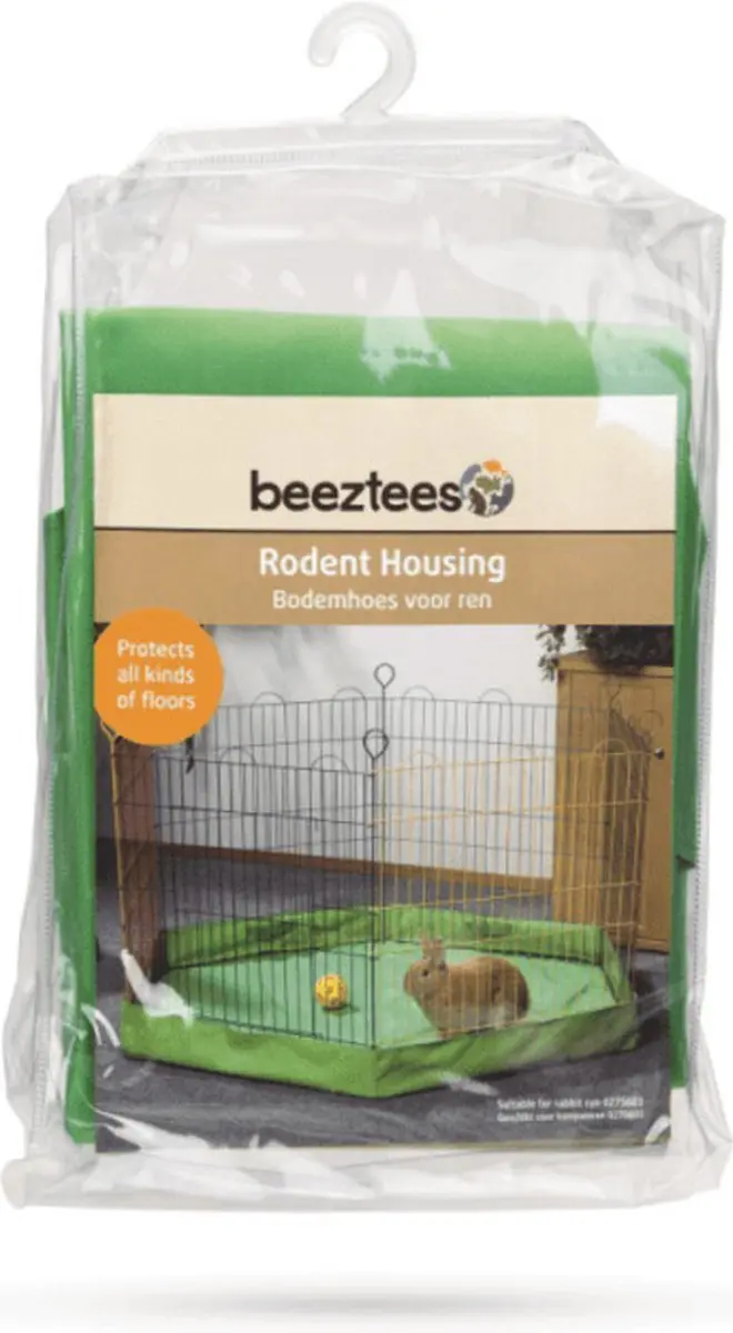 Beeztees Konijnenren Bodem 105x105x10cm - Groen