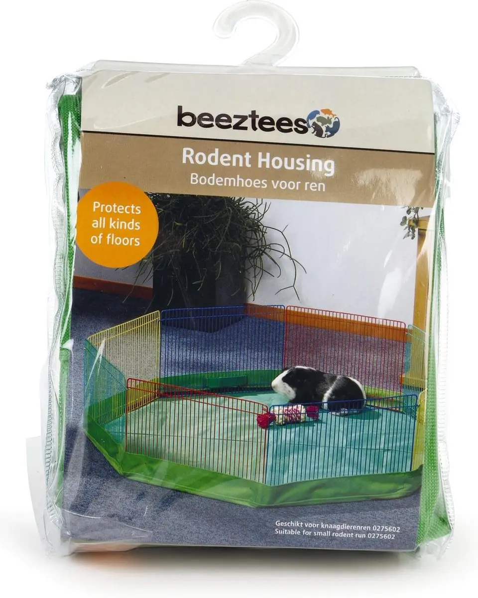 Beeztees Konijnenren Bodem 105x105x10cm - Groen