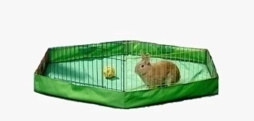 Beeztees Konijnenren Bodem 105x105x10cm - Groen