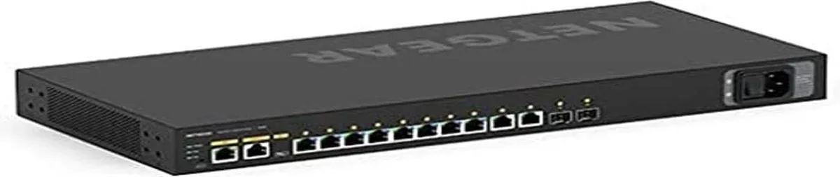 NETGEAR GSM4212P-100EUS Switch - 10 Poorten - 150W PoE - Zwart