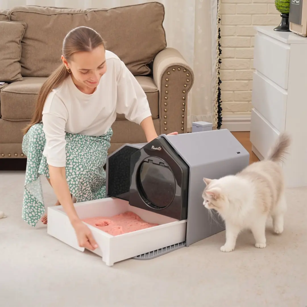 Pawhut Kattenbak met Schep D31-077V00