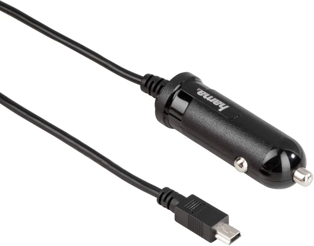Hama Autolader Mini USB 00093731 - Zwart