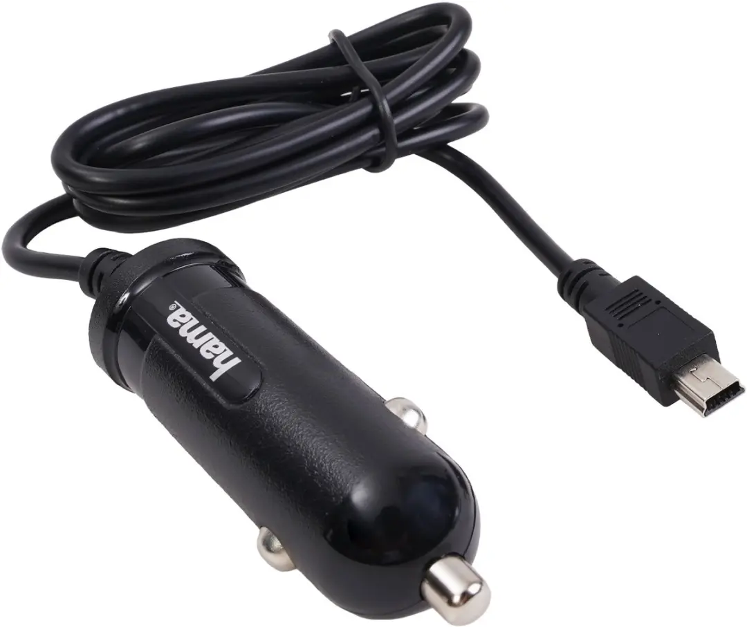 Hama Autolader Mini USB 00093731 - Zwart
