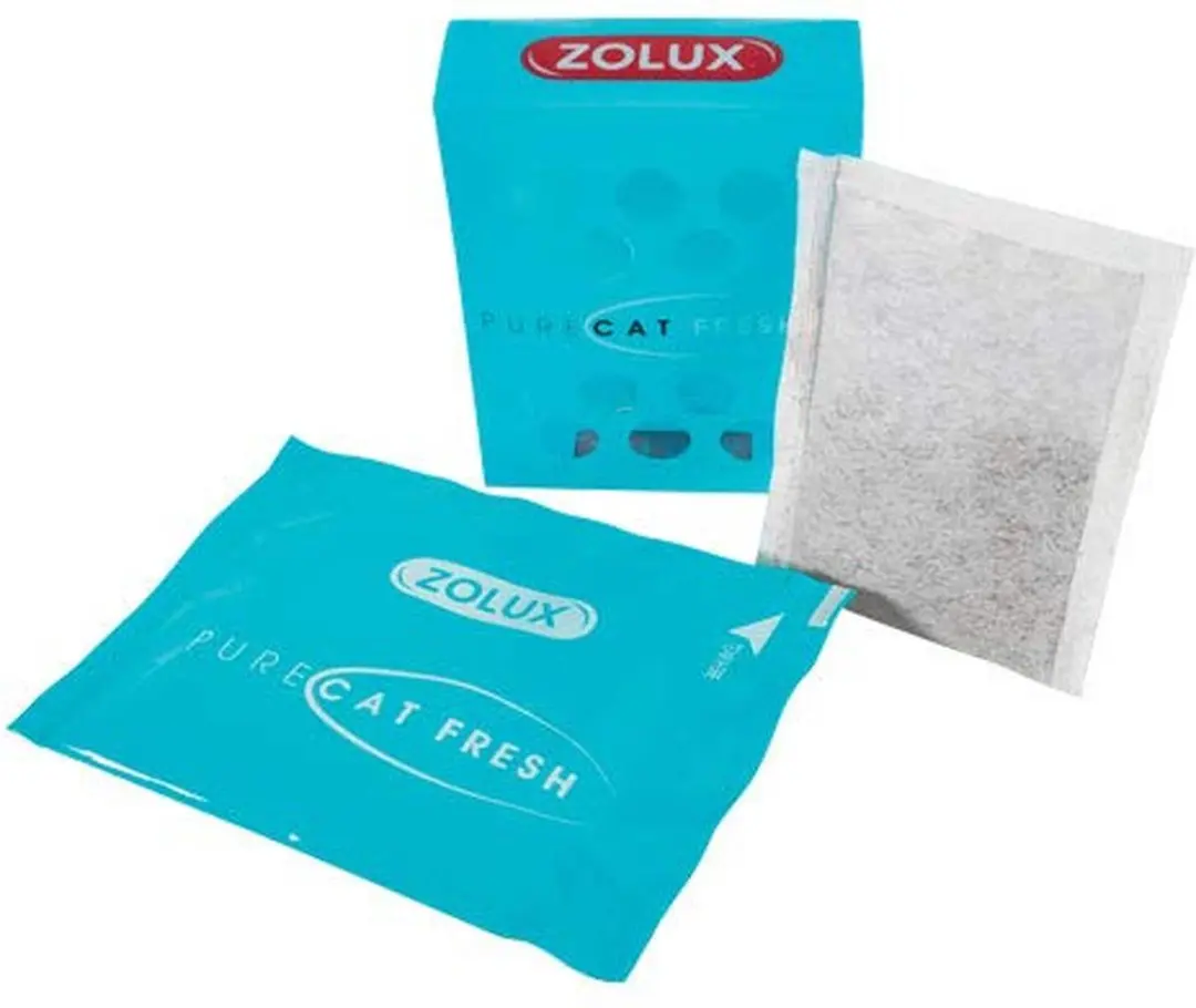 Zolux Clean & Fresh Kattenbakfilter Blauw - 6 Stuks