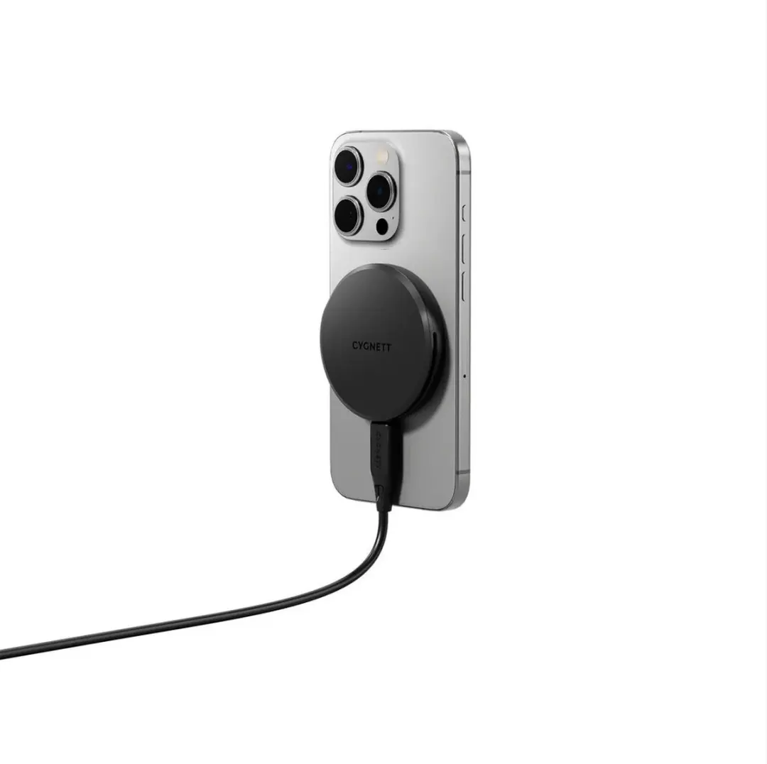 Cygnett Qi2 Chargepuck CY5061CCRGP - 15W - Zwart