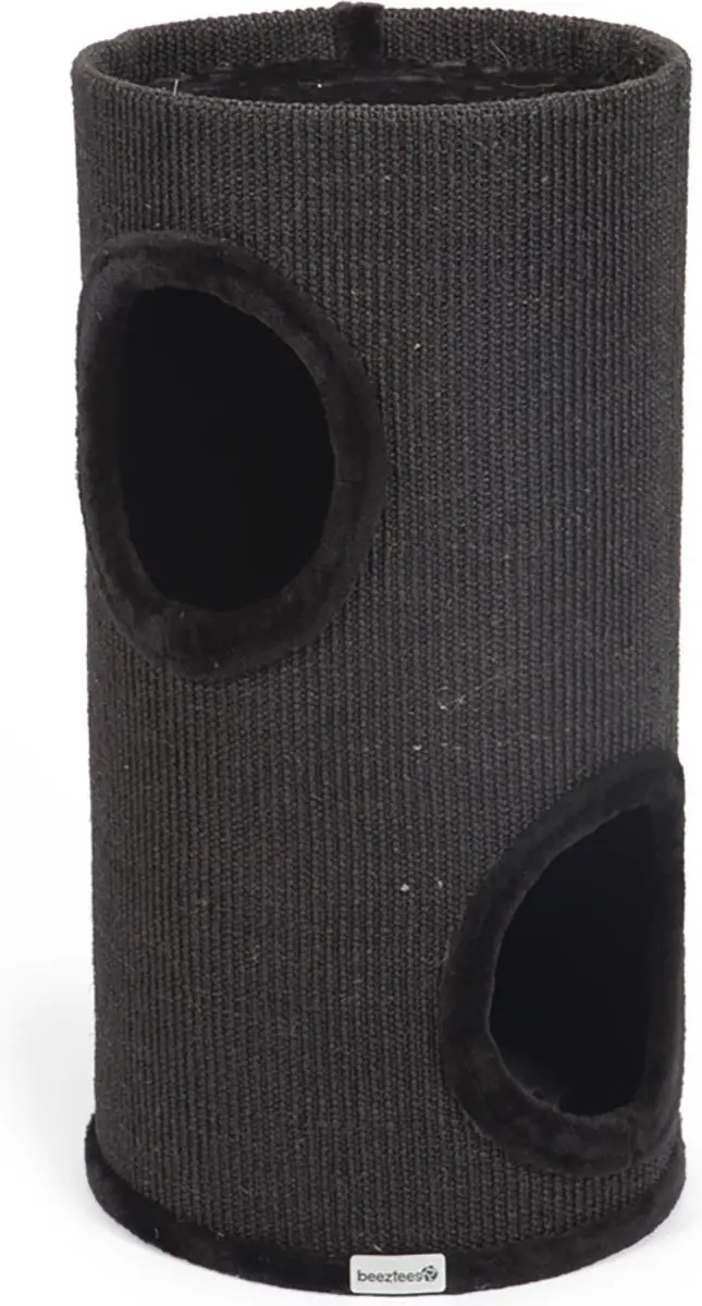 Beeztees Stina Krabton 37x70cm - 3 Ligplekken - Zwart