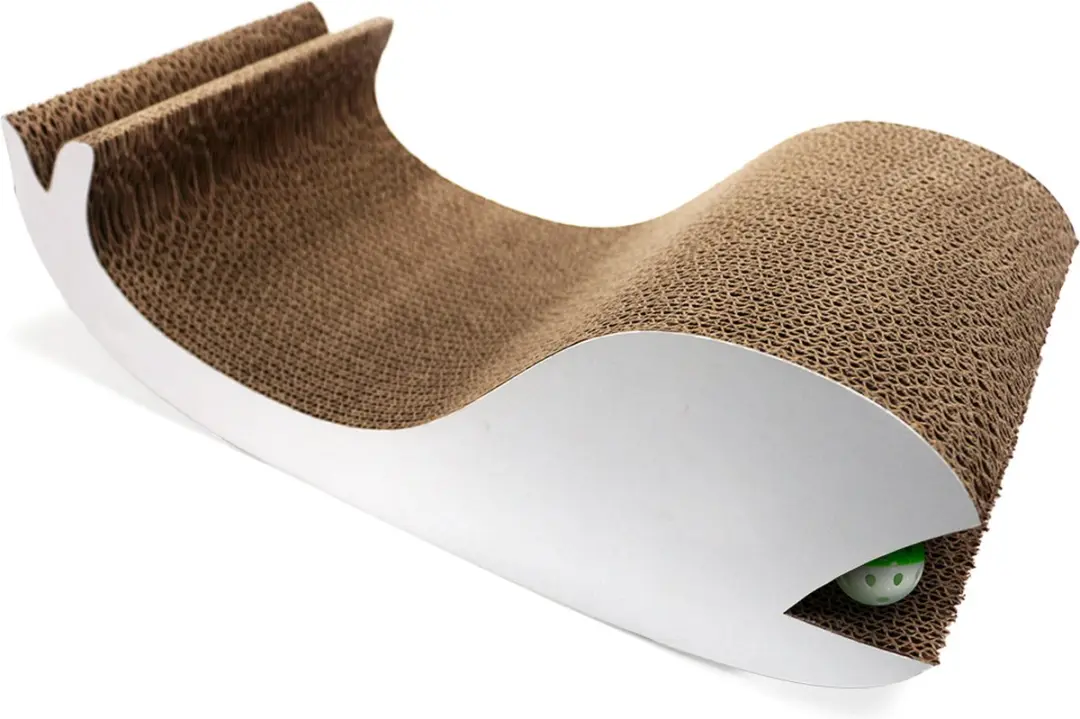 Duvo + - Krabplank willy whale Wit 48x26x15cm