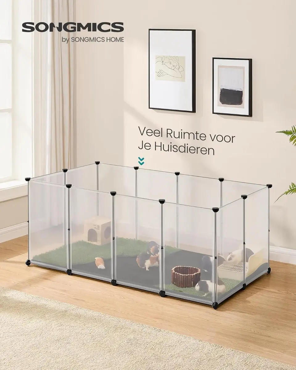 Songmics Kleindierverblijf 145x73x57cm