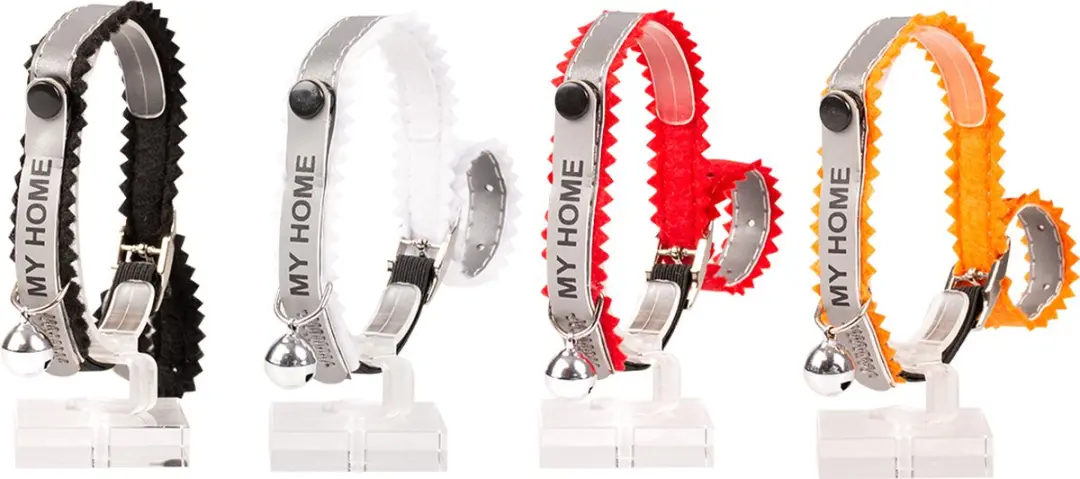 DuvoPlus Aandrukroller Kat Reflecterend Halsband 20-30cm - Gemengde Kleuren