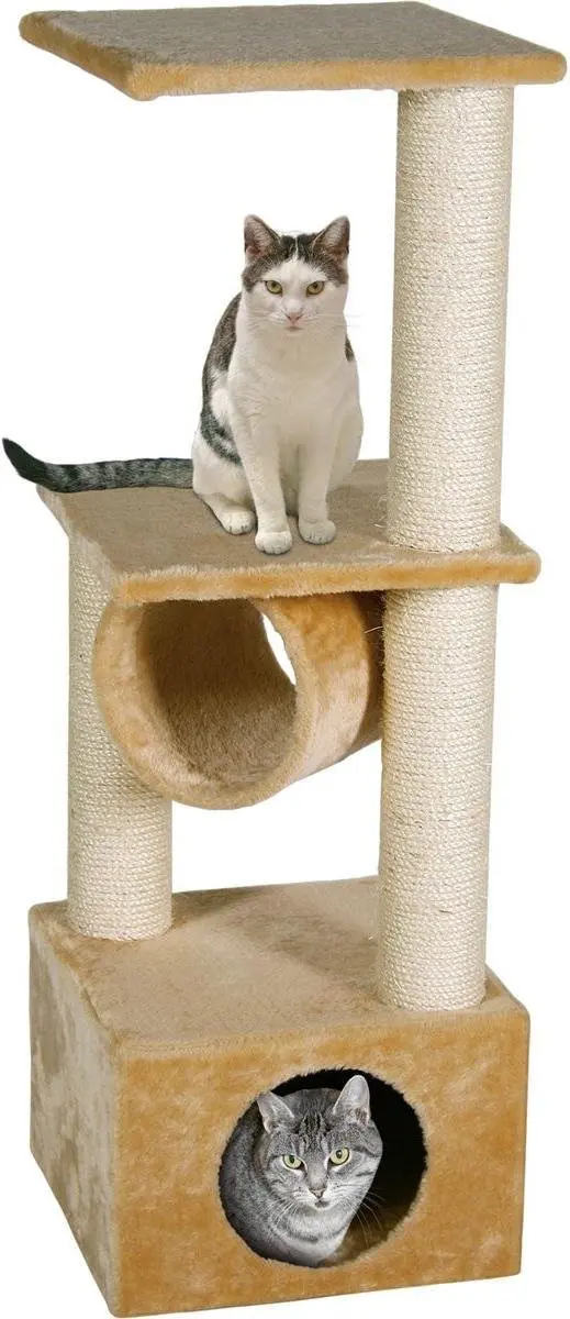 Flamingo Baretti Krabpaal - 4 Ligplekken - 3 Niveau's - Beige