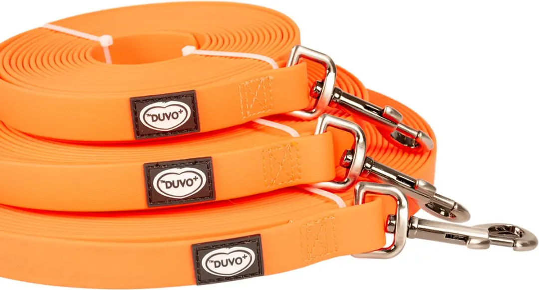 Duvo+ EXPLOR South trackinglijn PVC plat neon oranje 10m/20mm