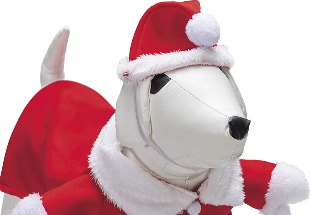 Beeztees Kerstmanpak Hondenkleding M - Rood/Wit