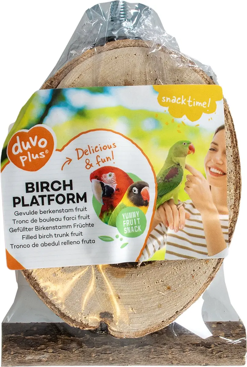 Duvo+ Gevulde berkenstam platform fruit +/-220g