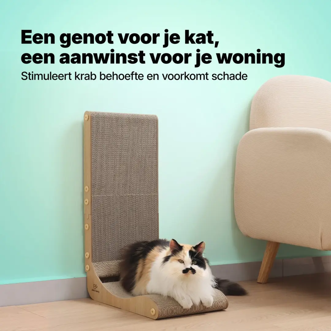 Jake and Jacky Krabplank Katten 60x26x40cm - 2 Ligplekken