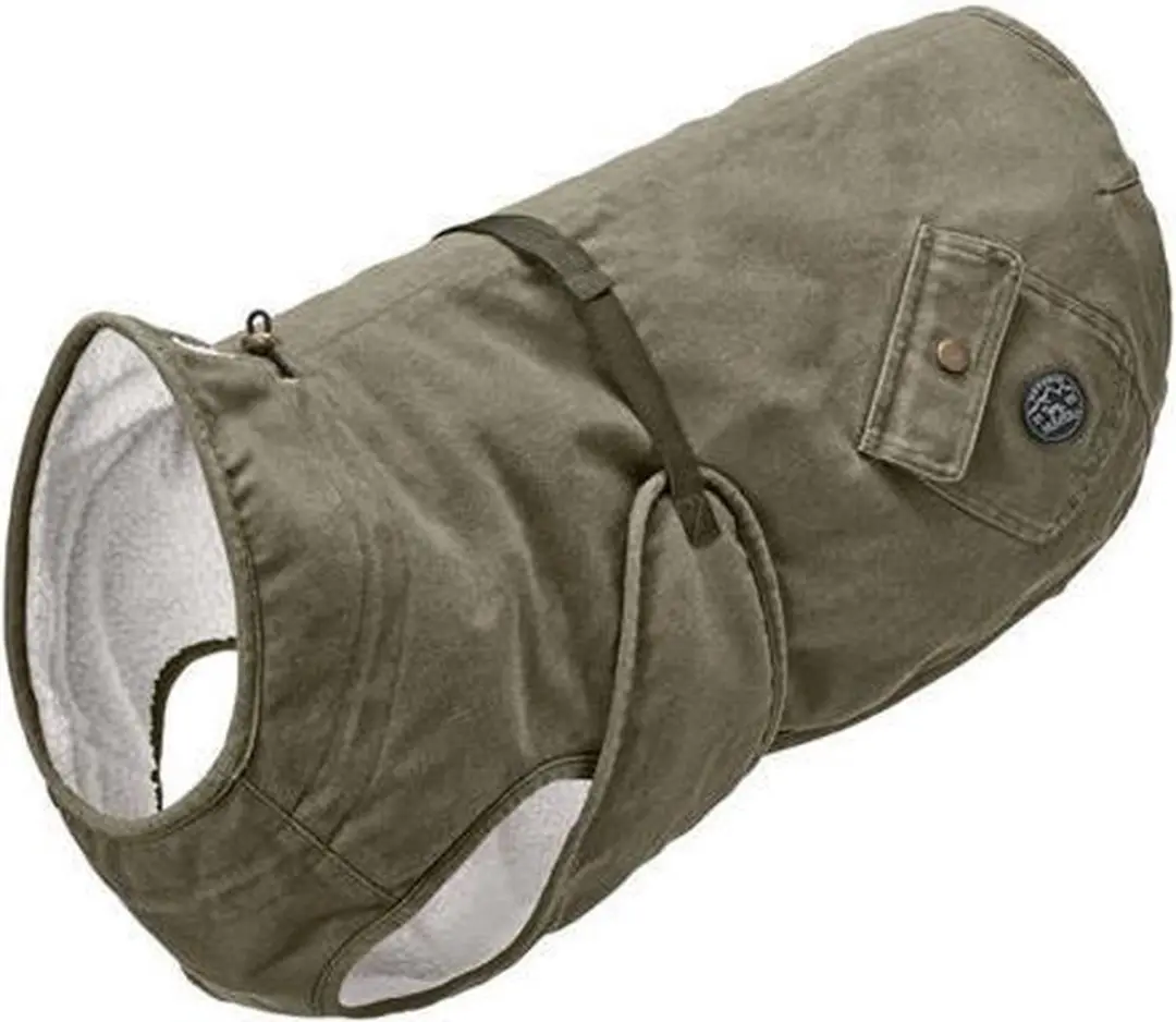 Hunter Hondenjas Uppsala Trend - Maat 35 - Khaki - afbeelding 3 van 3