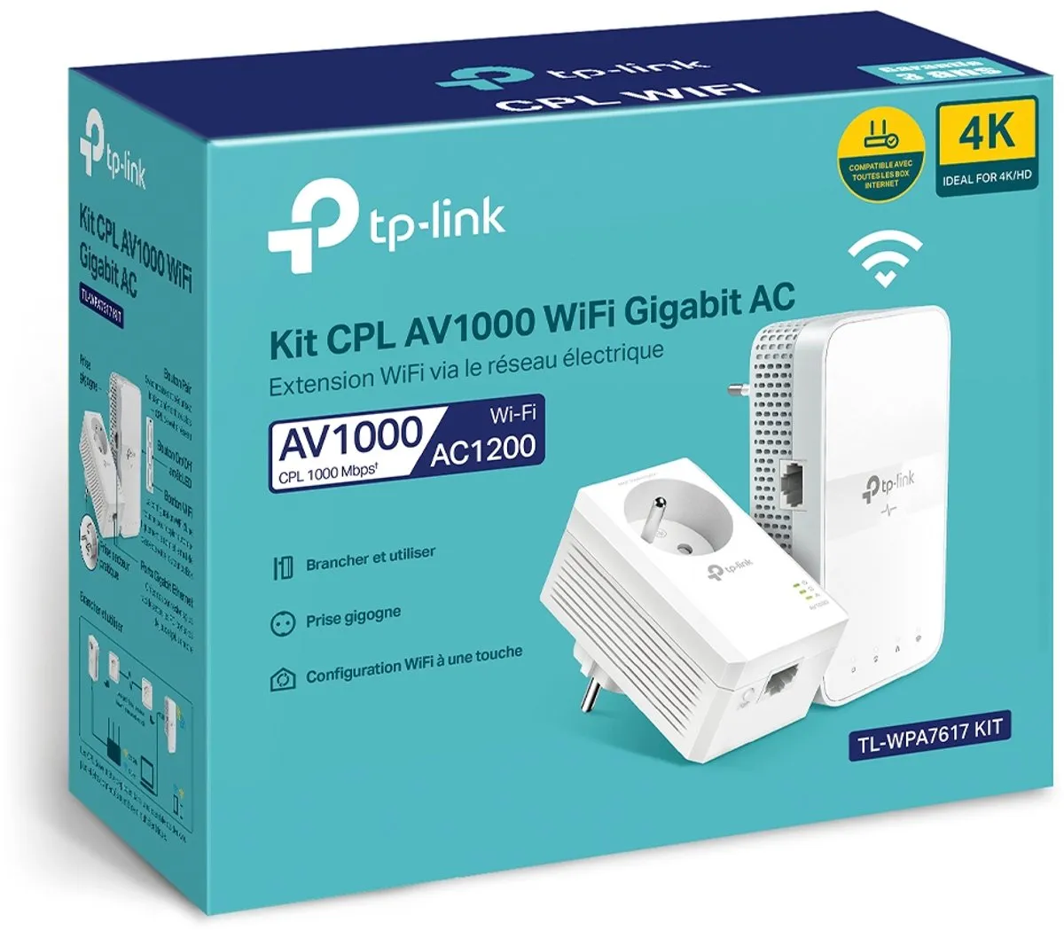 TP-Link TL-WPA7617 Powerline Wi-Fi Starterkit - 2 Stuks