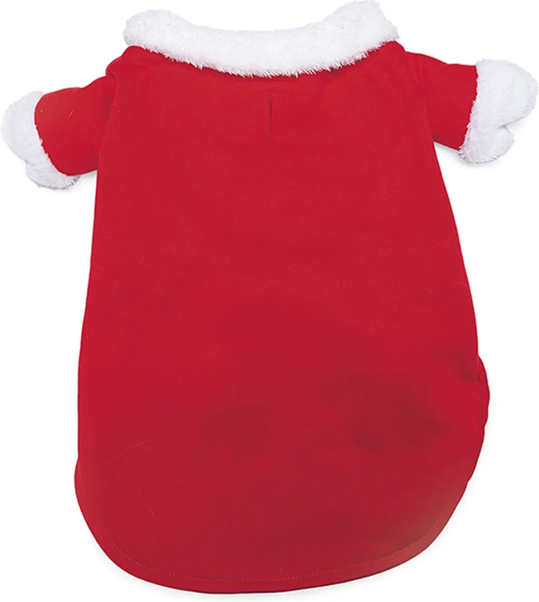 Beeztees Kerstmanpak Hondenkleding S - Rood/Wit