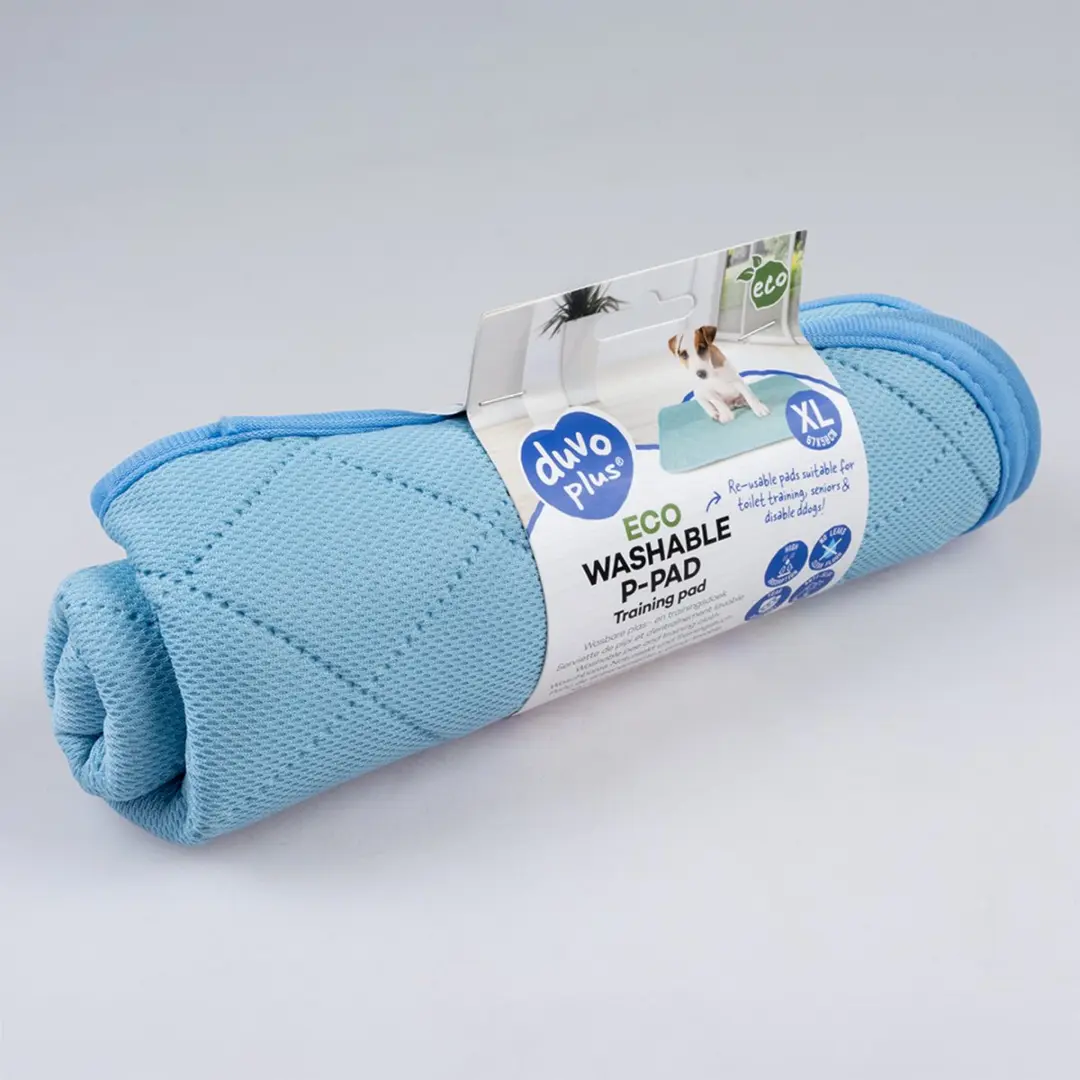 Duvo Dierentoilet Eco Wasbare P-pad XL - 67x50cm - Blauw