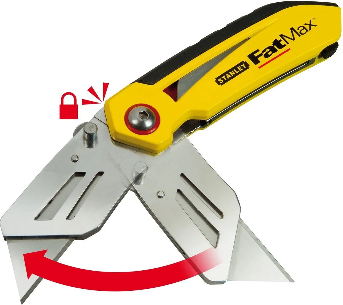 Stanley FatMax Vast Vouwmes FMHT0-10827 - 11 Reserve Mesjes - Geel
