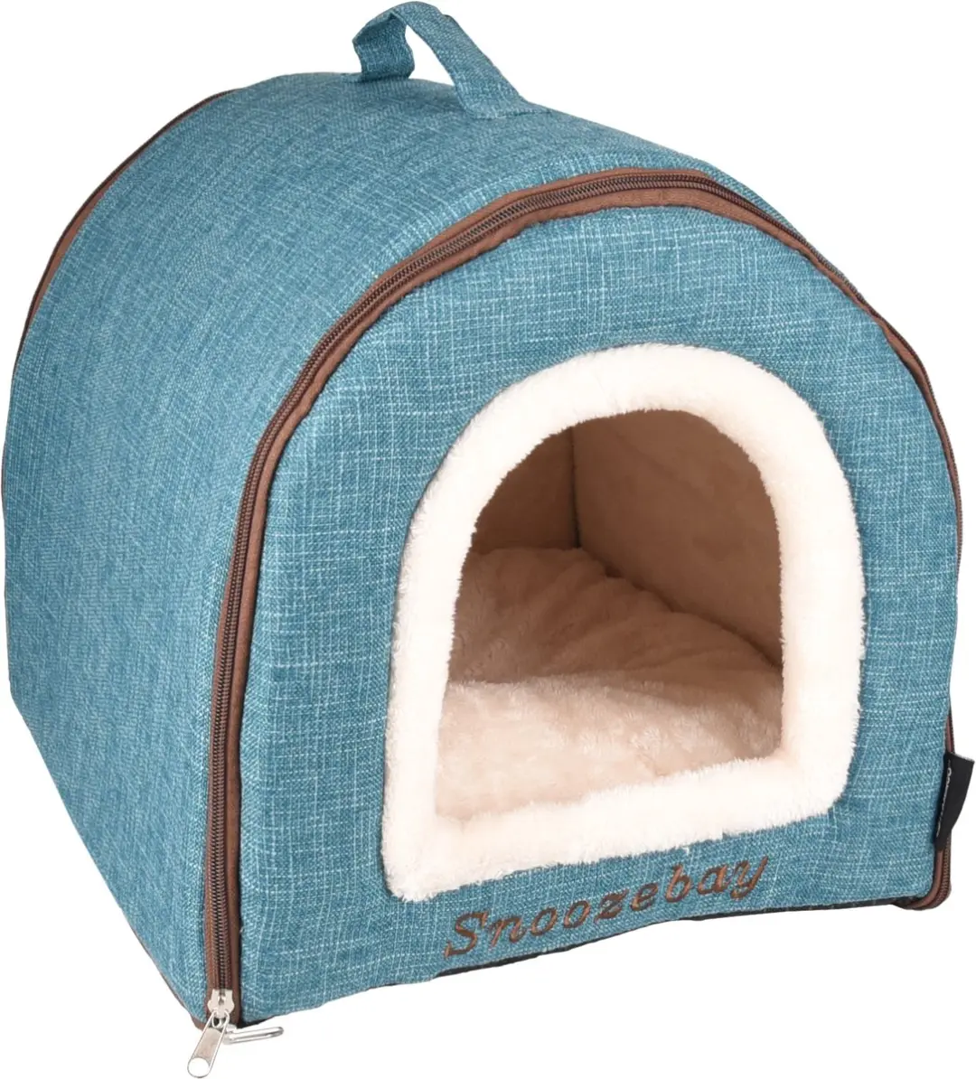 Flamingo Snoozebay Kattenbed - Blauw - 45x35x35cm