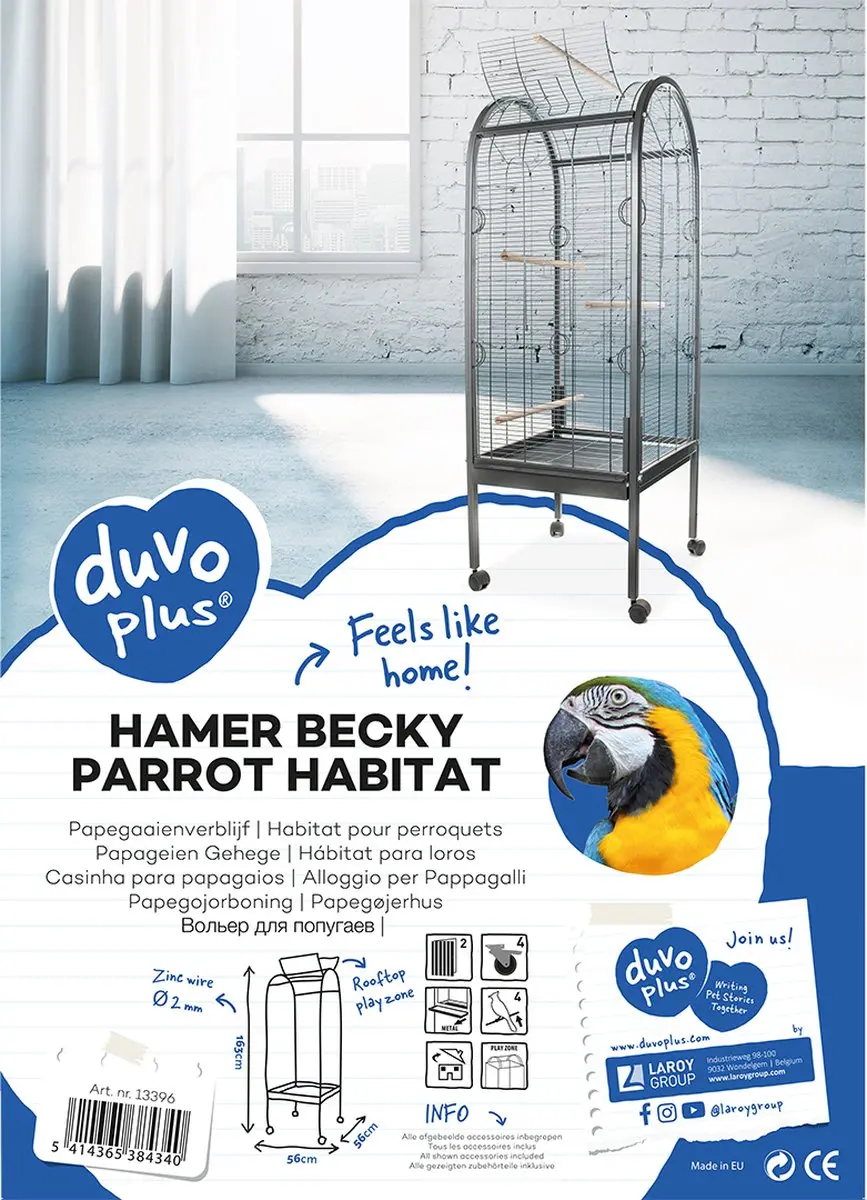 Papegaaienkooi Duvo Becky