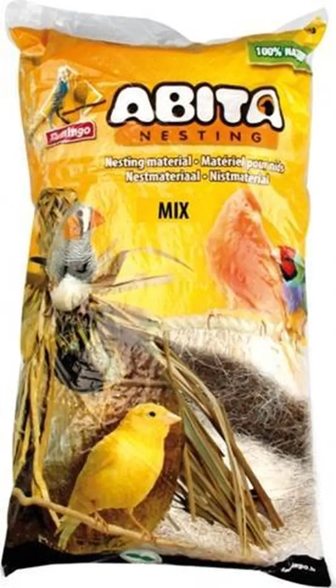 Flamingo Abita Nestmateriaal Kokosvezel 300g - Multicolor