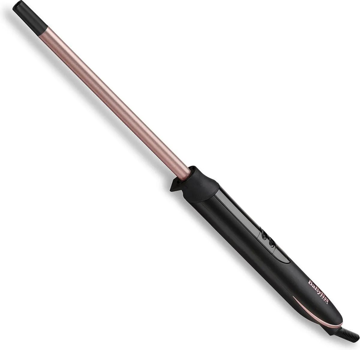 Babyliss Rose-Quartz 10mm Krultang C449E - Zwart/Rose