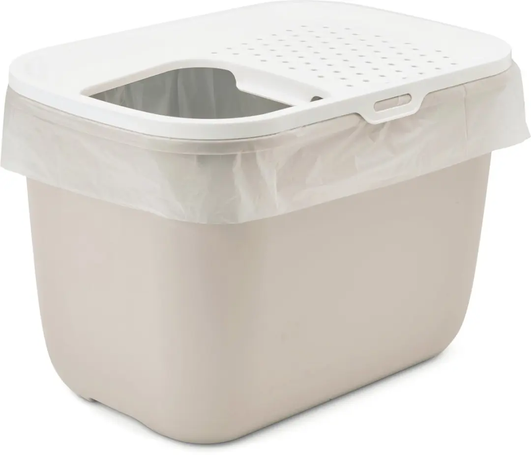 Savic Hop In Kattenbak 58,5x39,5cm - Mokka/Wit