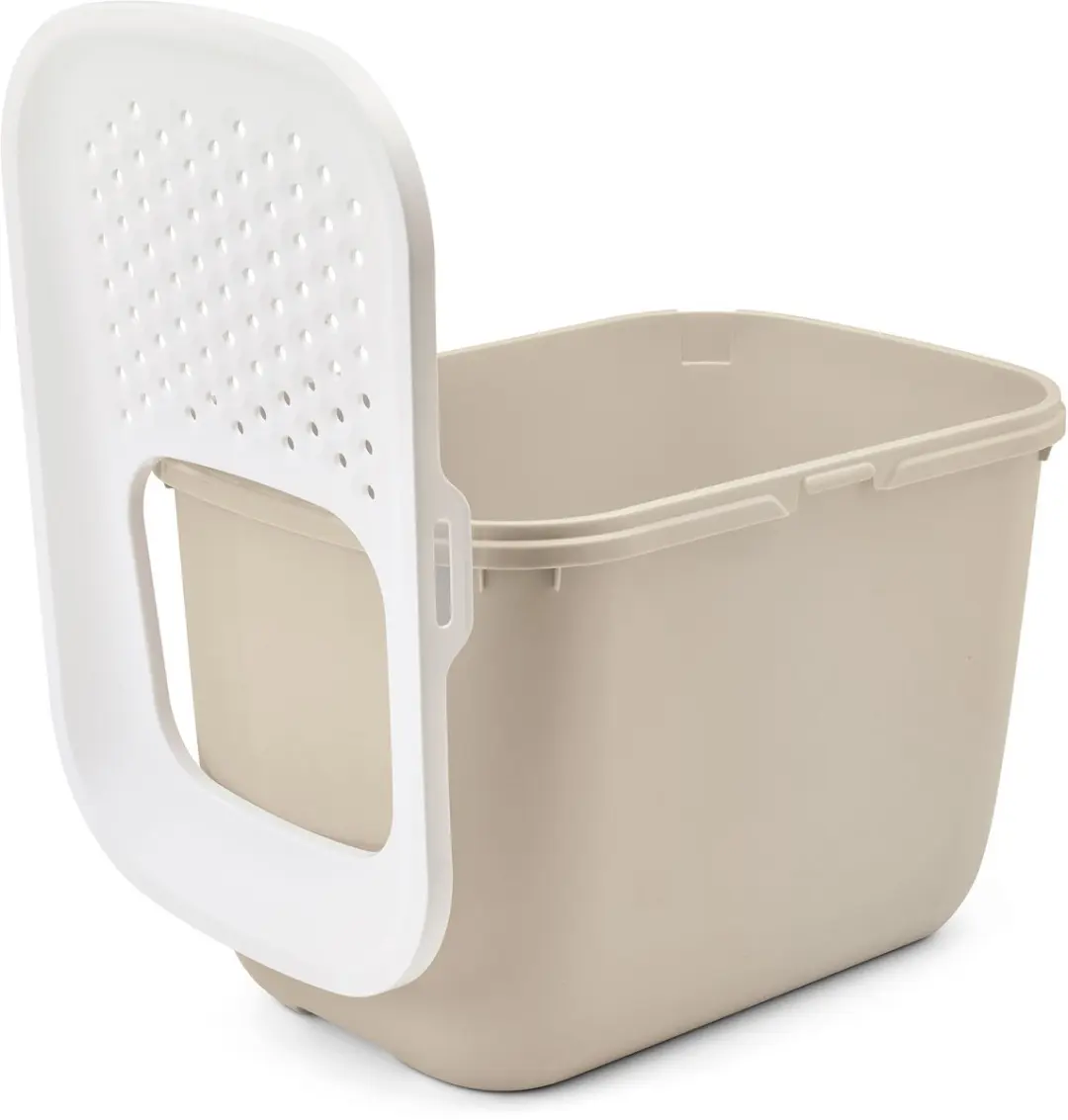 Savic Hop In Kattenbak 58,5x39,5cm - Mokka/Wit - afbeelding 6 van 6