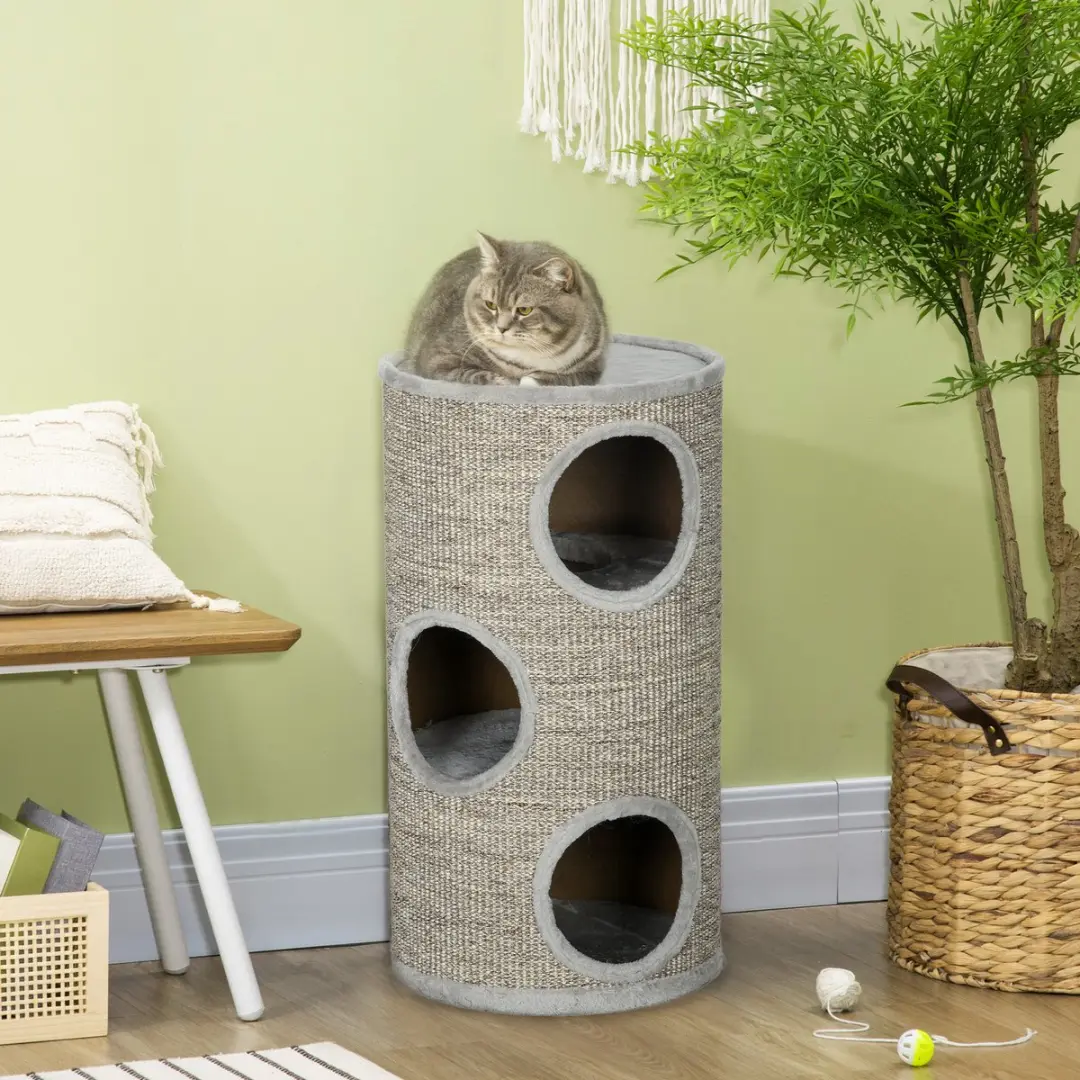Pawhut Krabton met 3 Grotten D30-535V00 - 3 Ligplekken
