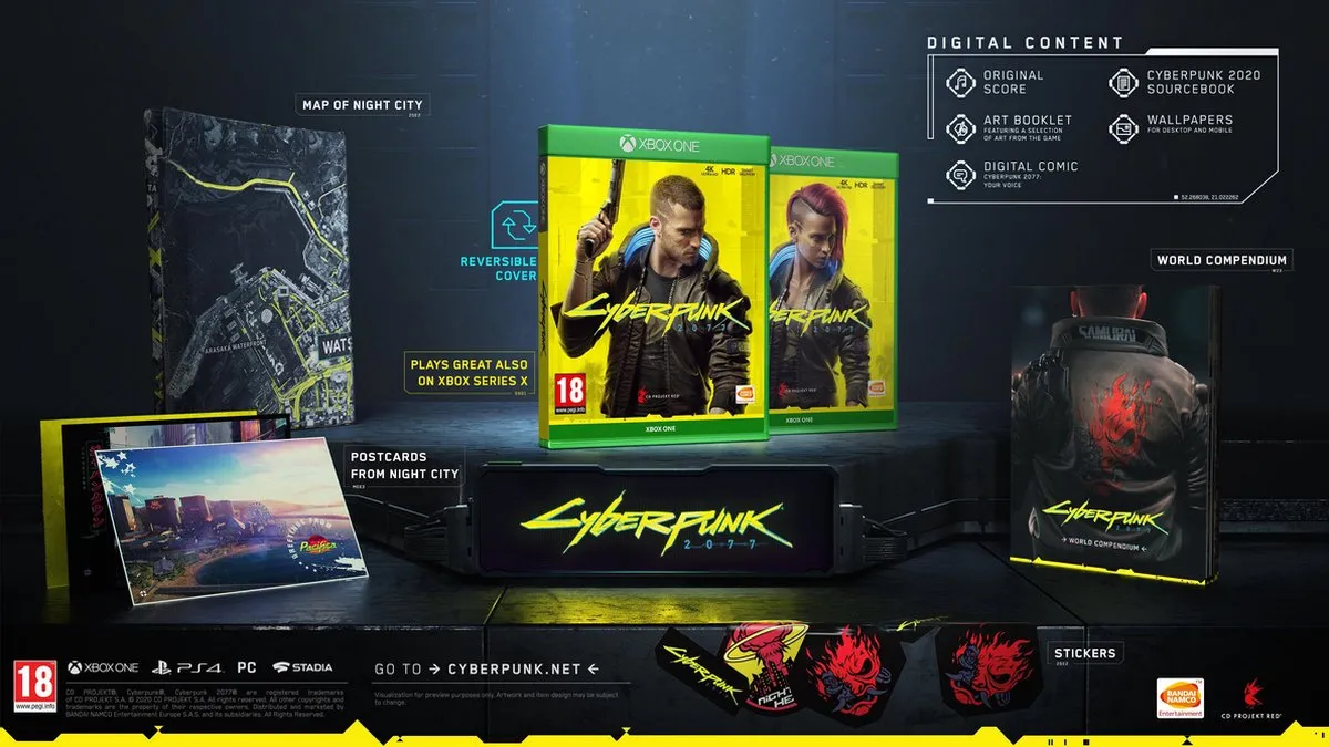 Bandai Namco Cyberpunk 2077 Day One Edition - Xbox One & Series X