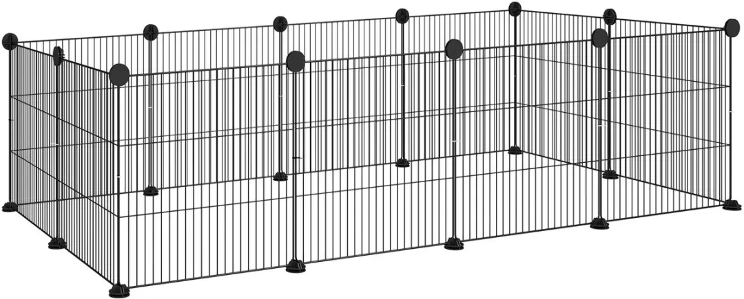 Pawhut Kooi voor kleine dieren 140x70x35cm