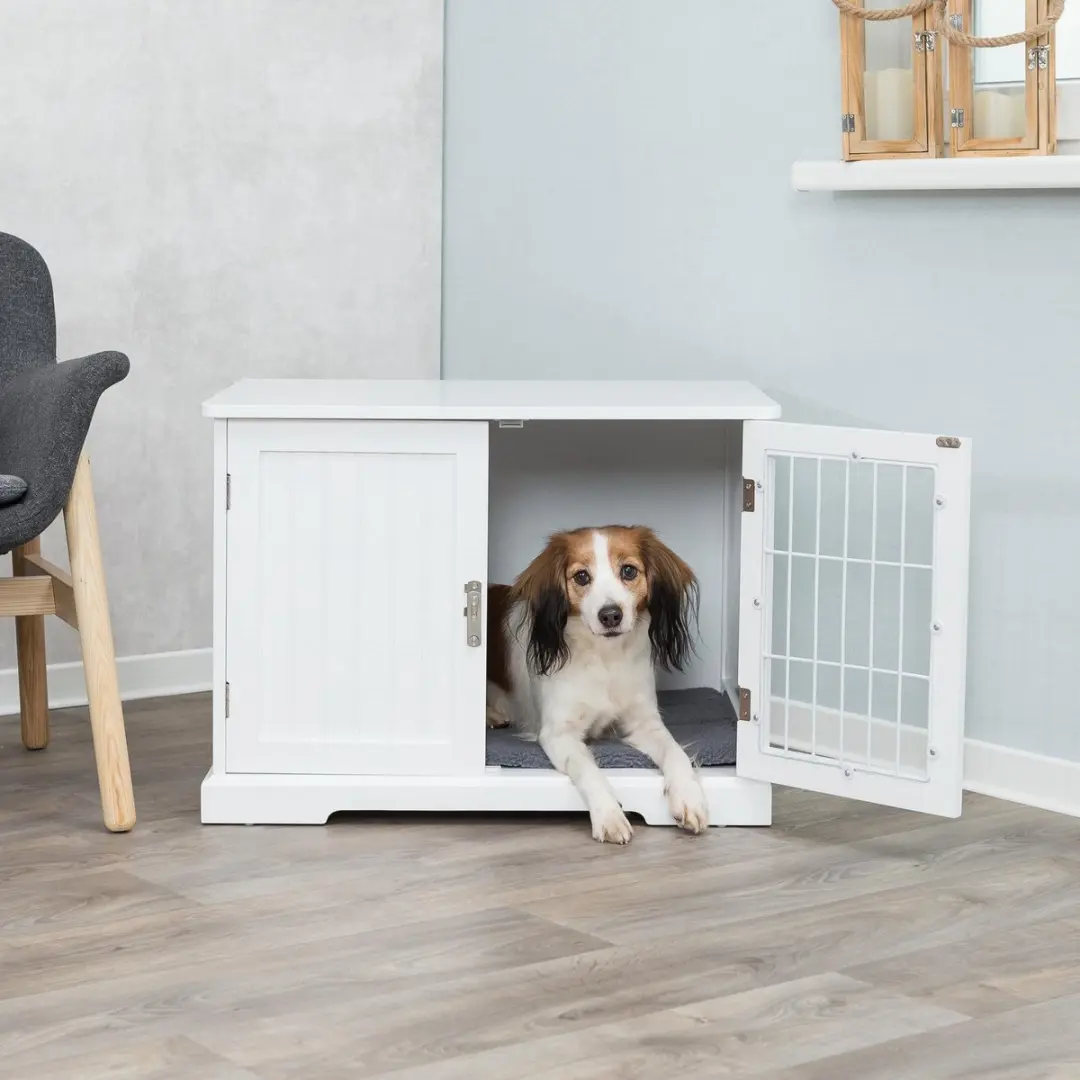 Trixie Bench Home Kennel M - 73x53x53cm - Wit