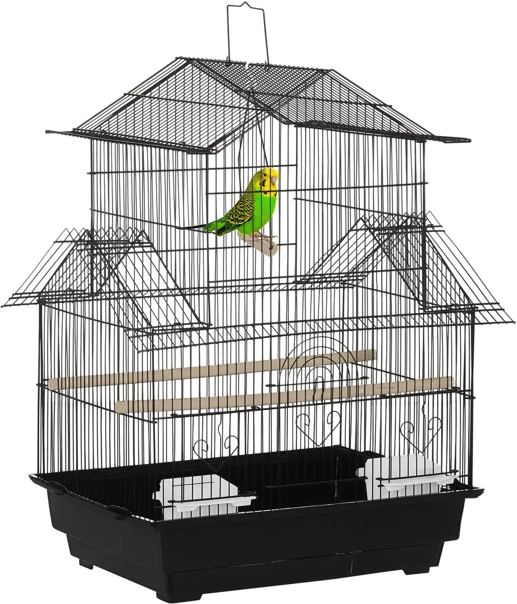 Pawhut Vogelkooi Staal 50,5x41x63cm