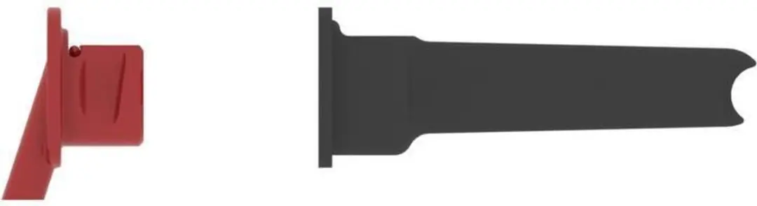 Kerbl Fixclip Kleppen - 5 Stuks - Rood/Zwart