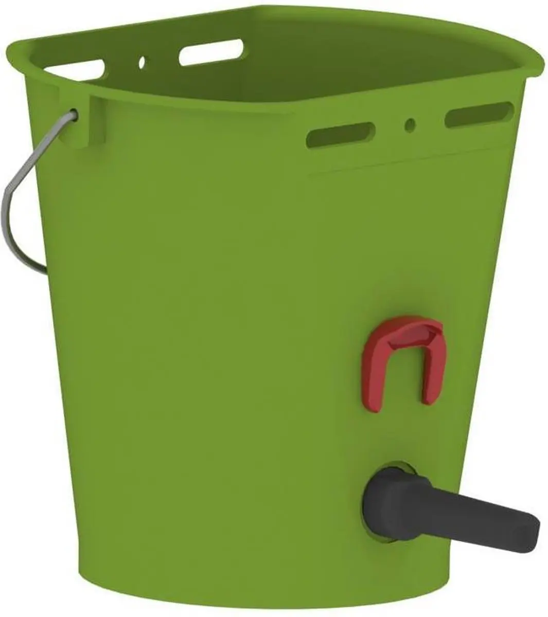 Kerbl Fixclip Kleppen - 5 Stuks - Rood/Zwart