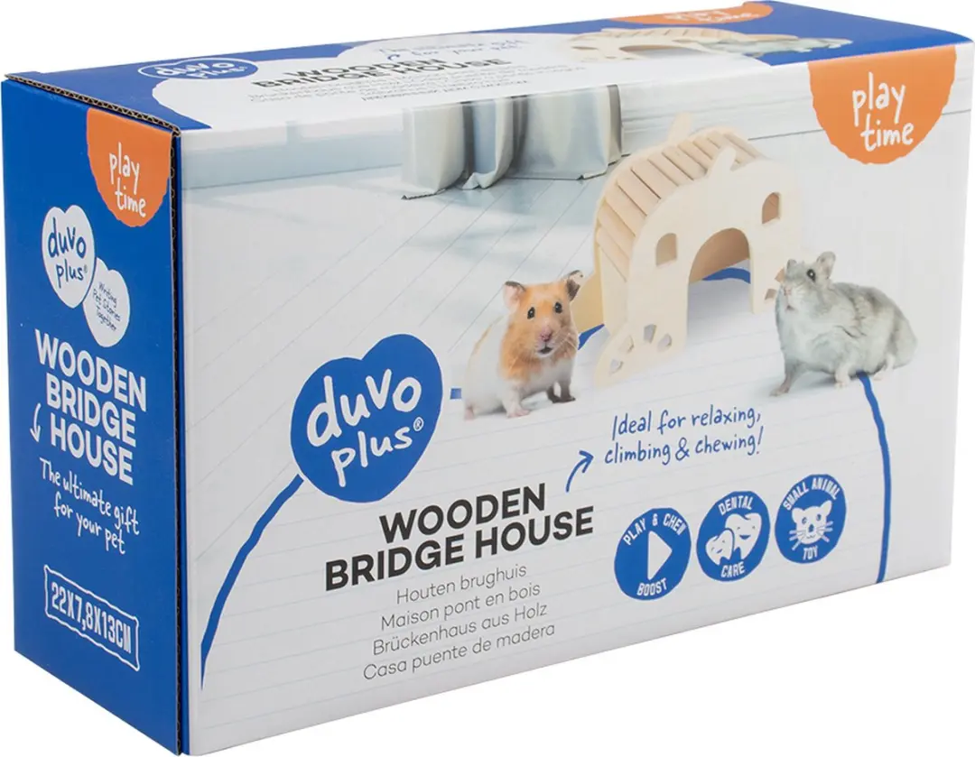 Duvo Duvoplus Houten Brughuis L Bruin