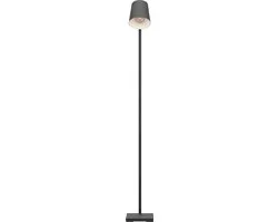 Eglo Lacey Vloerlamp 159cm - Hout/Staal - Zwart/Bruin