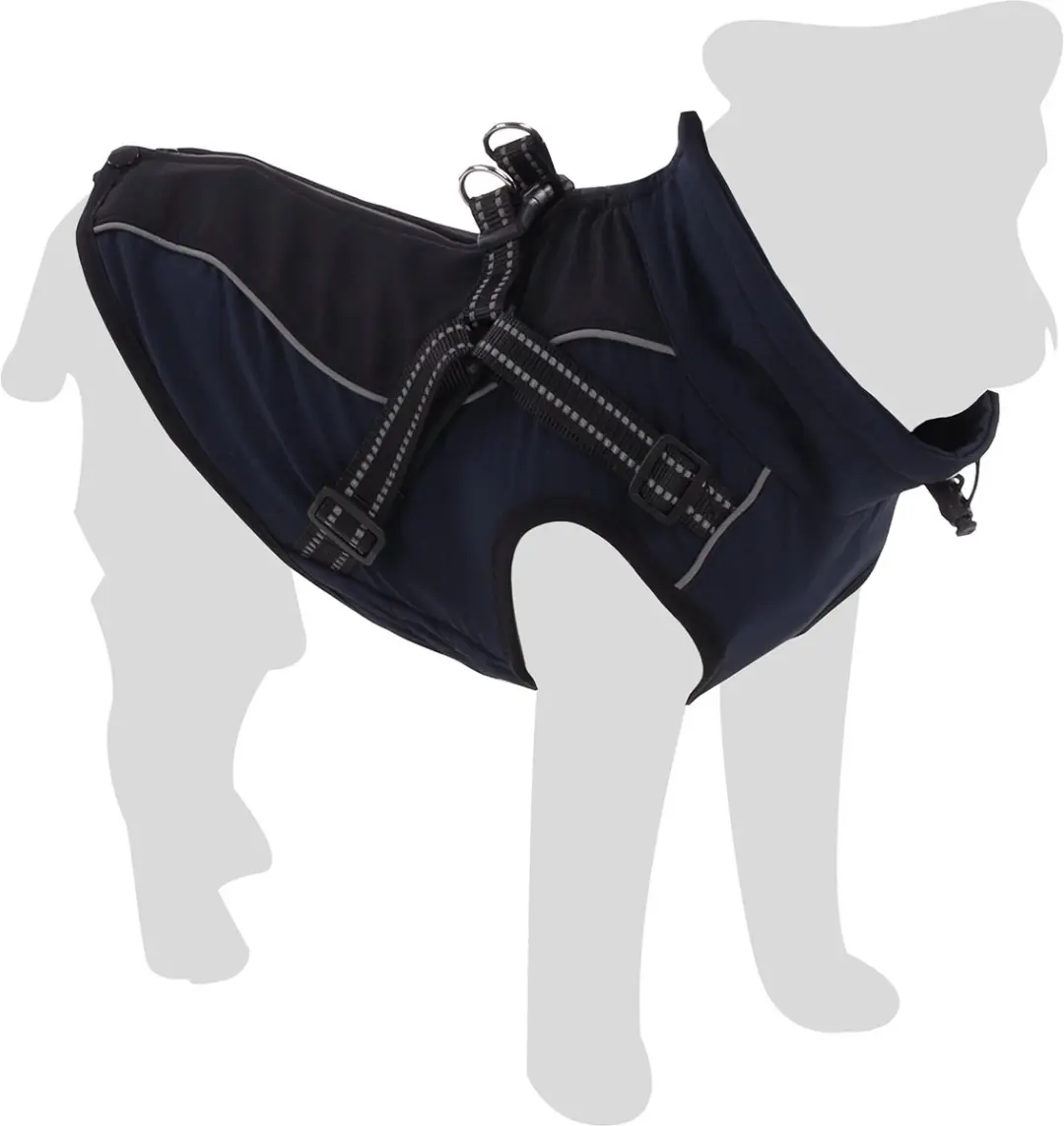 Flamingo Hondenjas Dexter - 55cm - Blauw