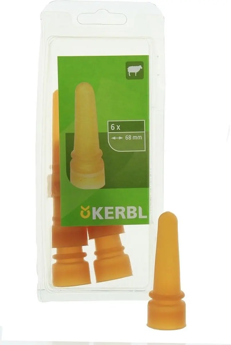 Kerbl Bruine Lammerenbarspenen - 6 Stuks
