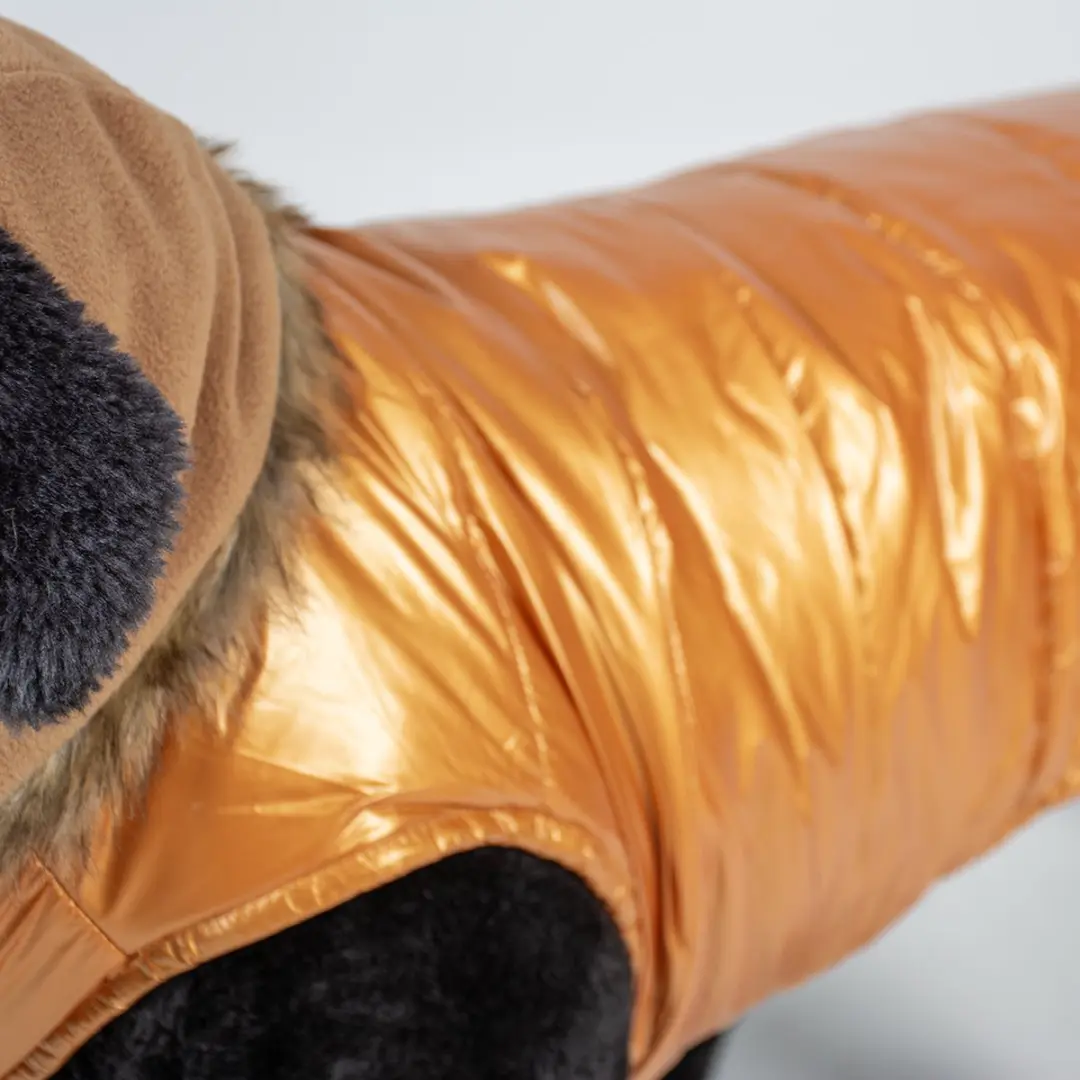 Duvo Duvoplus Hondenjas Puffer XS - 30cm - Oranje