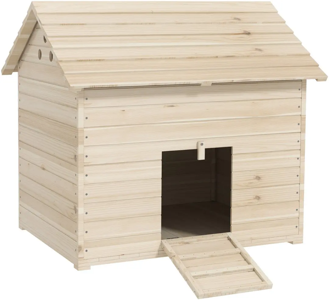 Pawhut Entenhuis Tannenhout 100x82,5x91cm