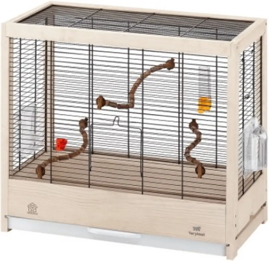 Ferplast Vogelkooi Giulietta 5 - 69x34,5x58cm - Zwart - afbeelding 6 van 6