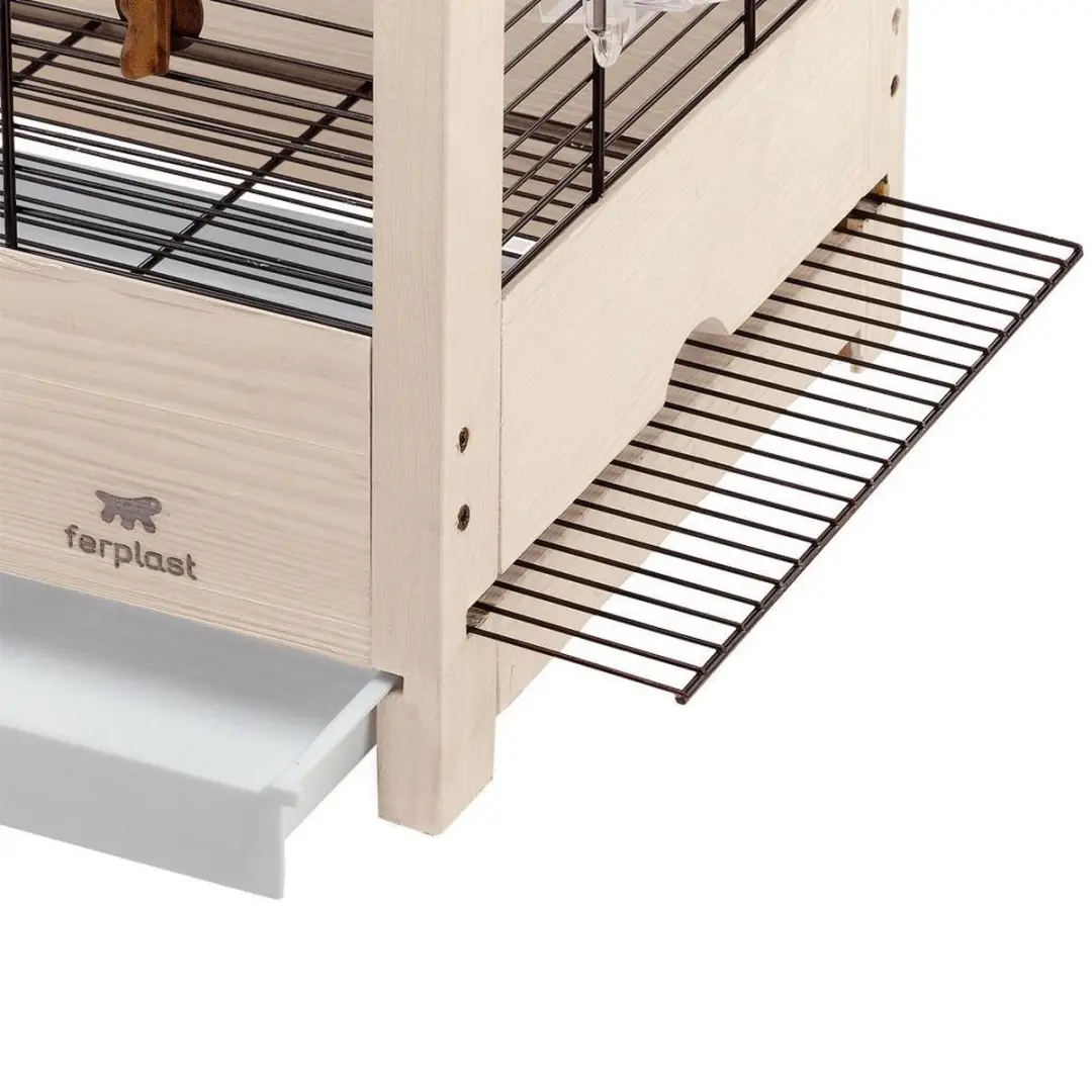 Ferplast Vogelkooi Giulietta 5 - 69x34,5x58cm - Zwart - afbeelding 3 van 6