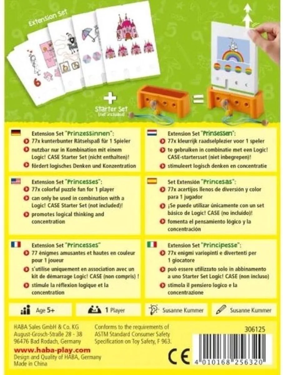 Haba Logic Case Prinsessen Uitbreiding 306125